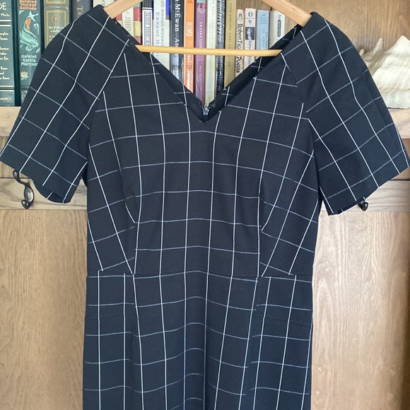 Banana Republic x Mad Men Vintage Style Plaid Dress - Picture 2 of 3